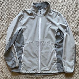 North Face light weight jacket. Grey size XL
